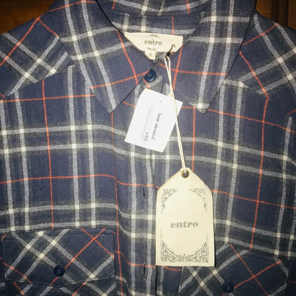 NWT button down flannel